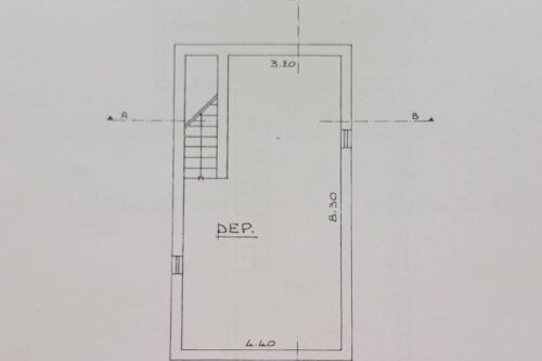 Locale deposito con terreno agricolo a Castrignano del Capo – € 57.000